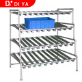 ABS plastic wheel steel roller placon tray sheet metal / aluminum alloy roller track for sliding shelf system